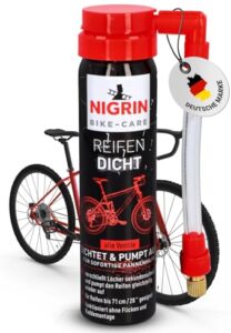 Platten in Sekunden repariert? Pannenspray fürs Fahrrad im Check 39 Test Quickcheck: Pannenspray fürs Fahrrad: Nigirin Reifen-Dicht
