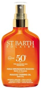 Das beste Sonnenöl 34 Test Sonnenöl: St Barth Solaire Roucou Tanning Oil SPF 50+