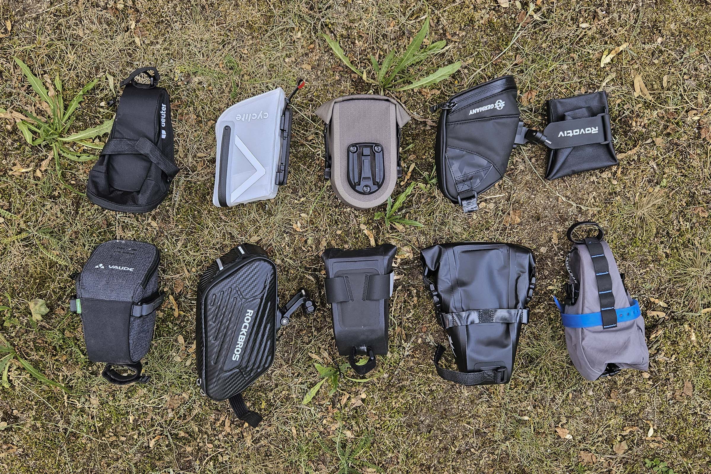 Fahrrad-Satteltasche Test: Fahrrad Satteltasche Gruppenbild