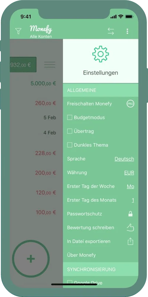 Finanzen organisieren: So schaffen Sie Ordnung in Konten, Verträgen und Ausgaben 11 Screenshot App Monefy