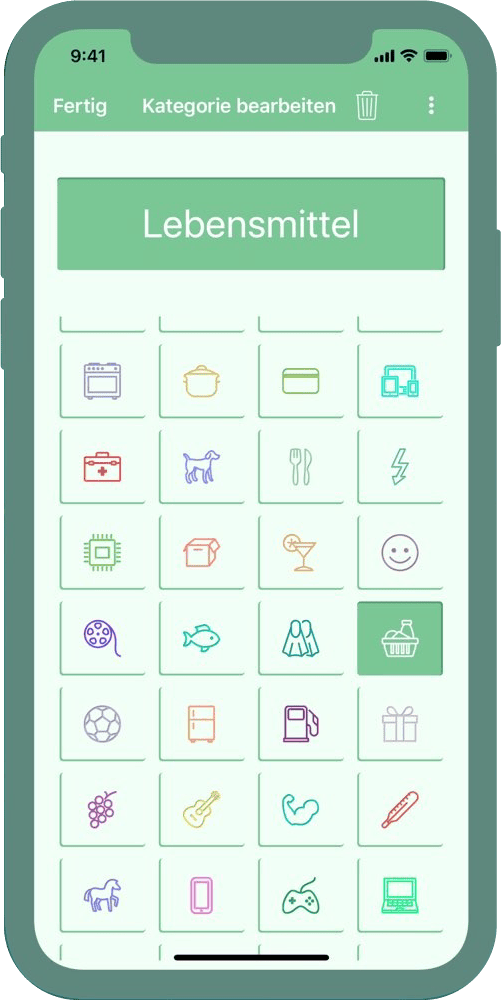 Finanzen organisieren: So schaffen Sie Ordnung in Konten, Verträgen und Ausgaben 12 Screenshot App Monefy