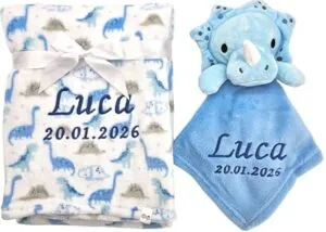 Test : Kiddi-Media Babydecke mit Name und Geburtstag