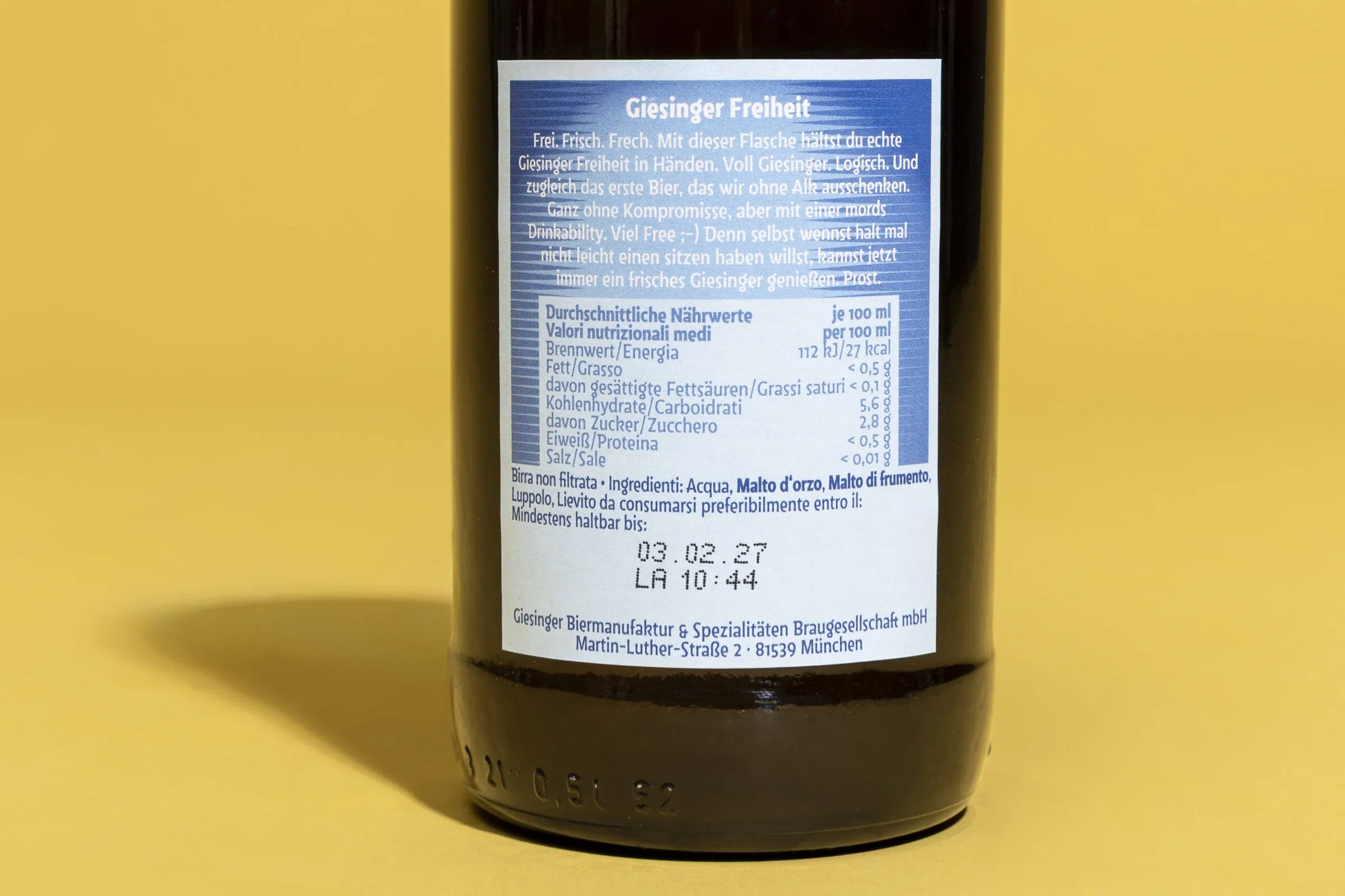 Das beste alkoholfreie Bier 60 alkoholfreie Bier Test: Giesinger 3