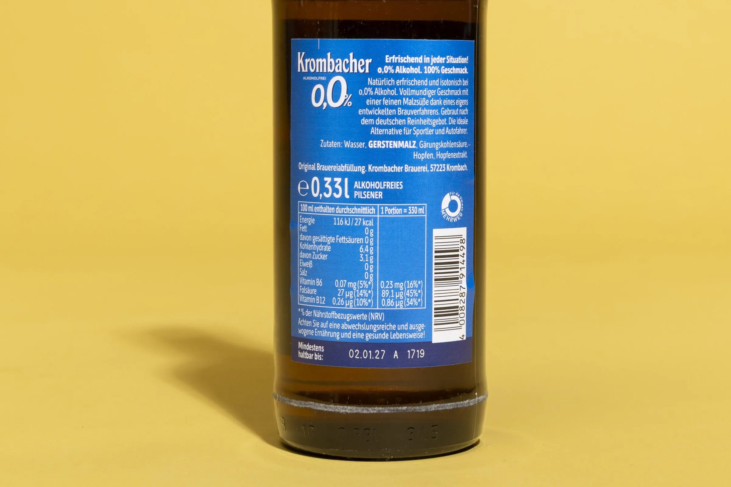 Das beste alkoholfreie Bier 68 alkoholfreie Bier Test: Krombacher 2