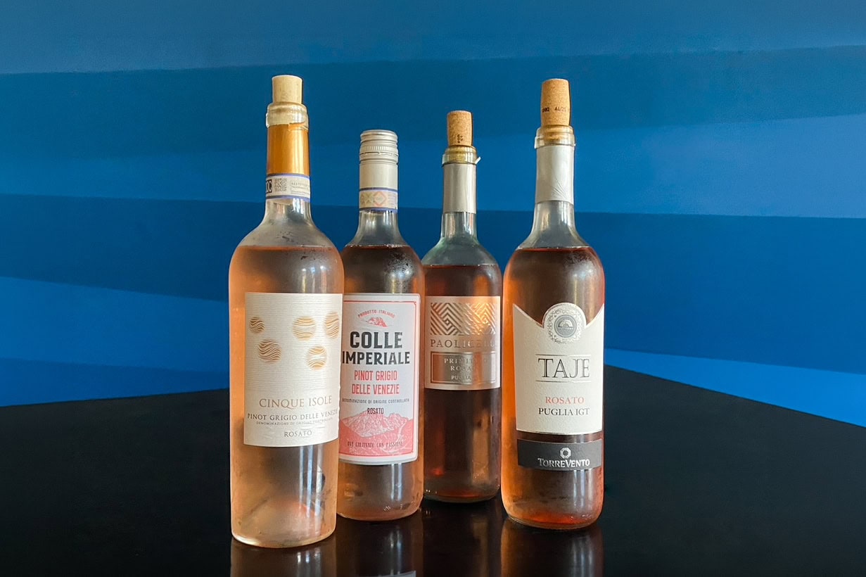 Weine f&uuml;r den Sp&auml;tsommer Test: Rose Italien Gruppenbild