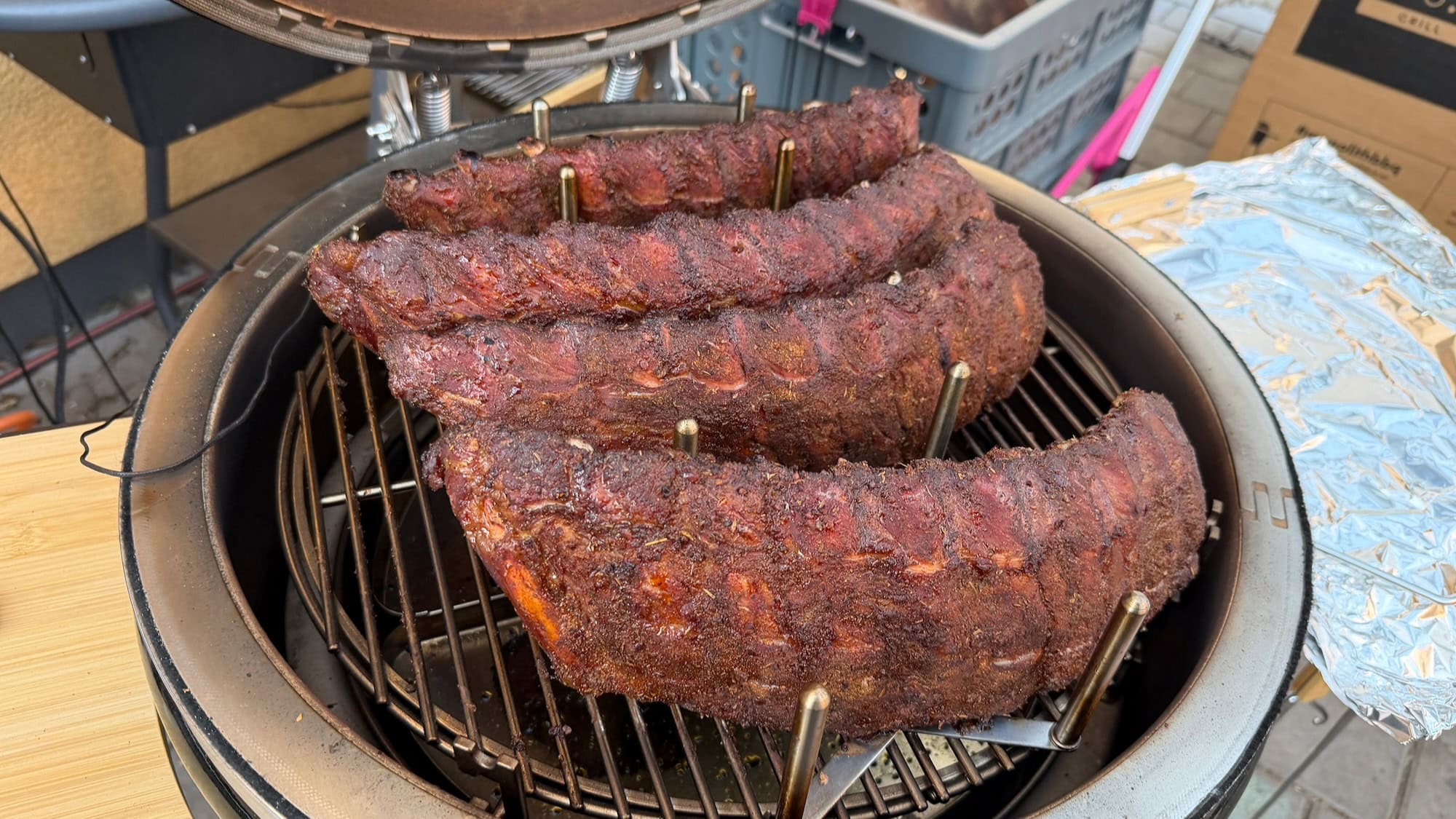 Viel Kohle für Kamado-Grills: Monolith Two.55 im Test 40 Kamado-Grill im Test Test: Monolith Two.55 Long Job 3