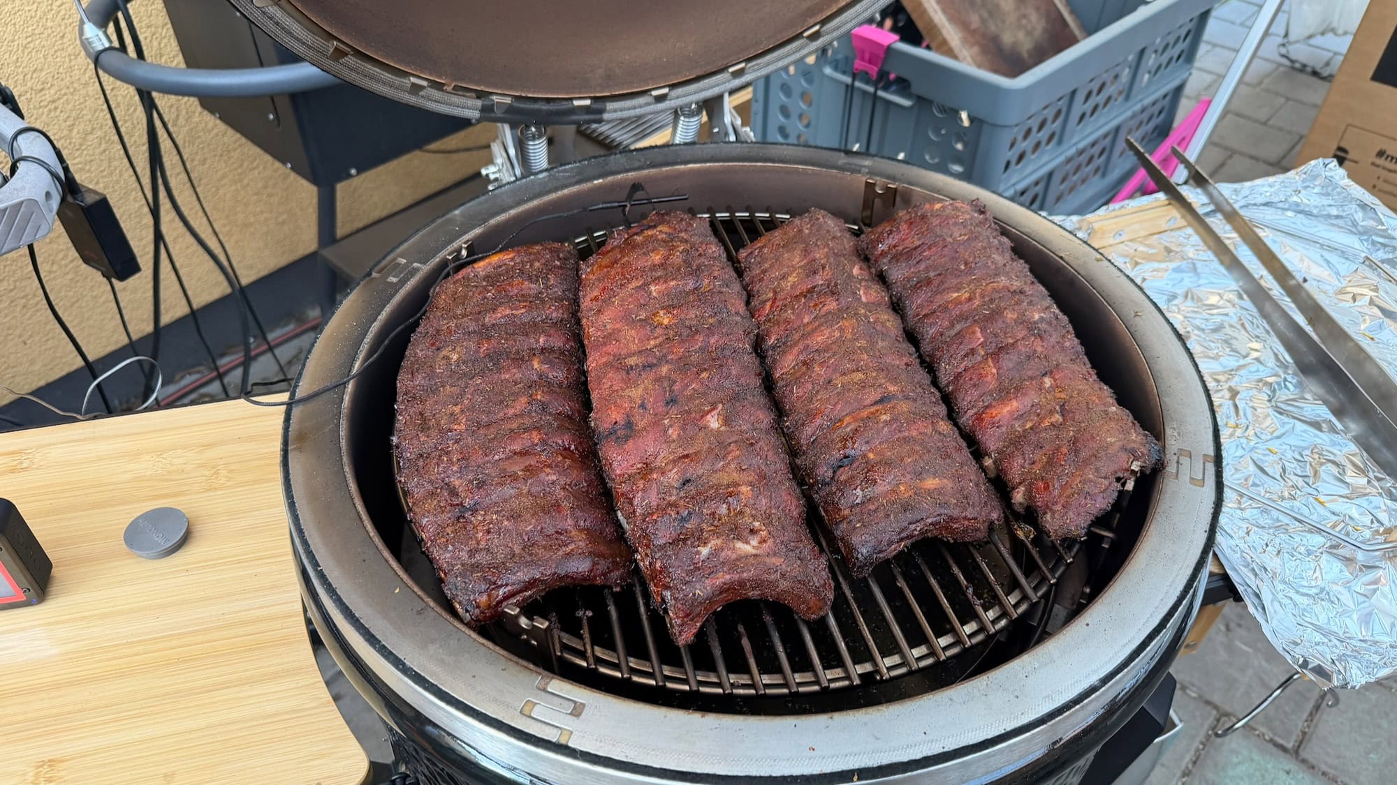Viel Kohle für Kamado-Grills: Monolith Two.55 im Test 41 Kamado-Grill im Test Test: Monolith Two.55 Long Job 4